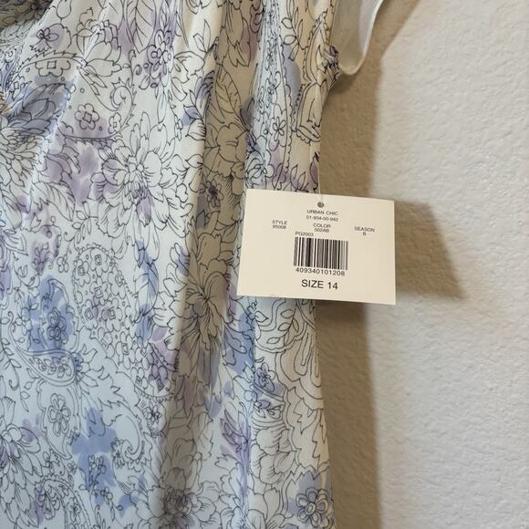 Identity by Lord and Taylor Silk Top Floral Paisley Y2K 90's Fairy Core Preppy - Picture 7 of 7